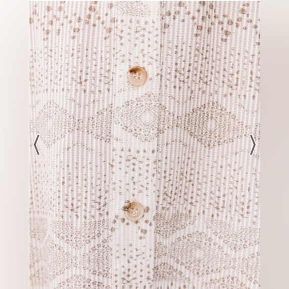 VICI Train Of Thought Button Down Shirt Dress - Picture 5 of 12